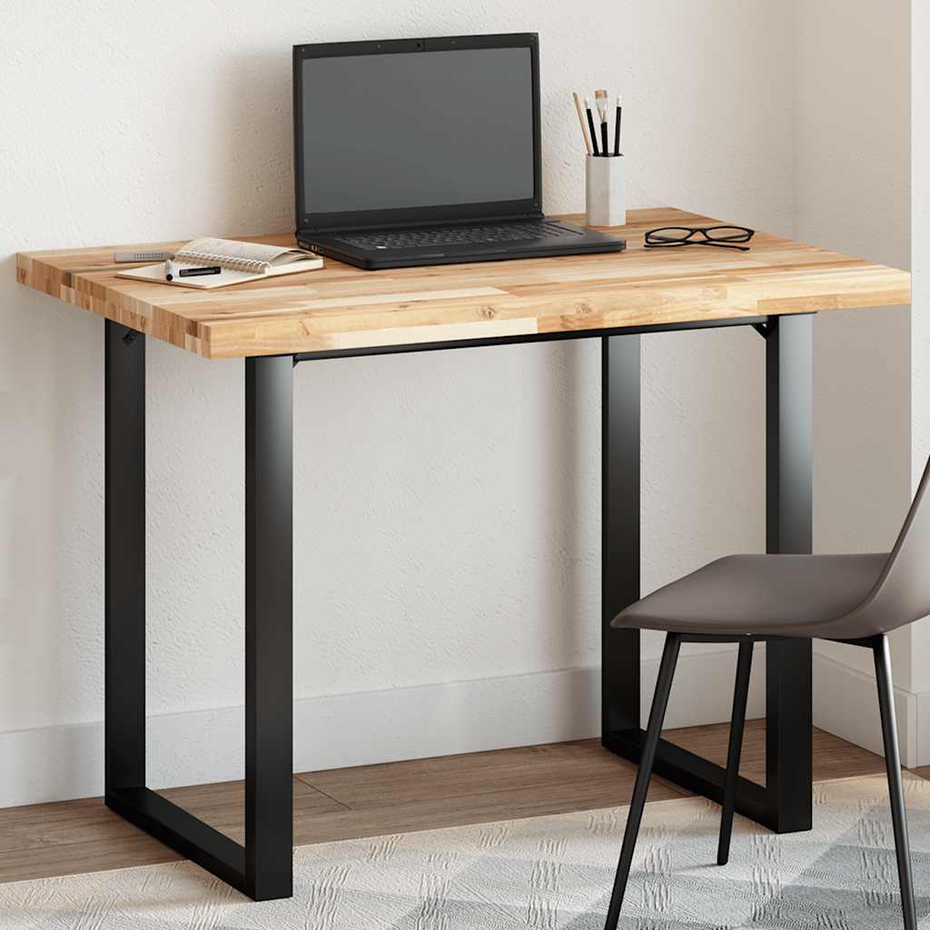 vidaXL Plateau de table rectangulaire 100x70x4 cm Bois d'acacia massif