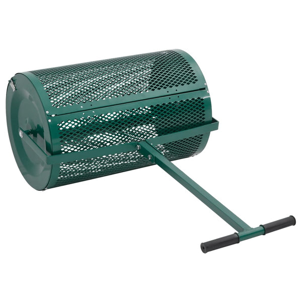Kompoststreuer 75L Grün Stahl