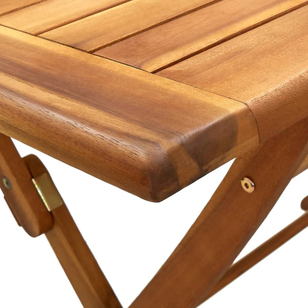 5-teilige Garten Essgruppe Cremeweiß