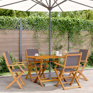 5-tlg. Garten Essgruppe Anthrazit