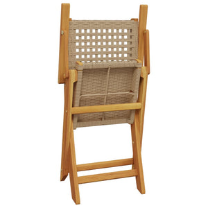 7-teilige Garten Essgruppe Beige