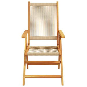 7-teilige Garten Essgruppe Beige