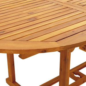 7-teilige Garten Essgruppe Beige