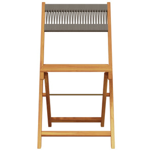 3-tlg. Bistro-Set Grau