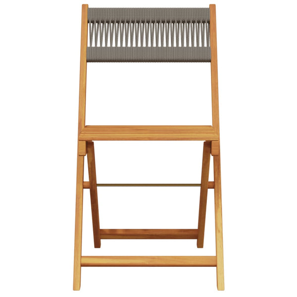 3-tlg. Bistro-Set Grau