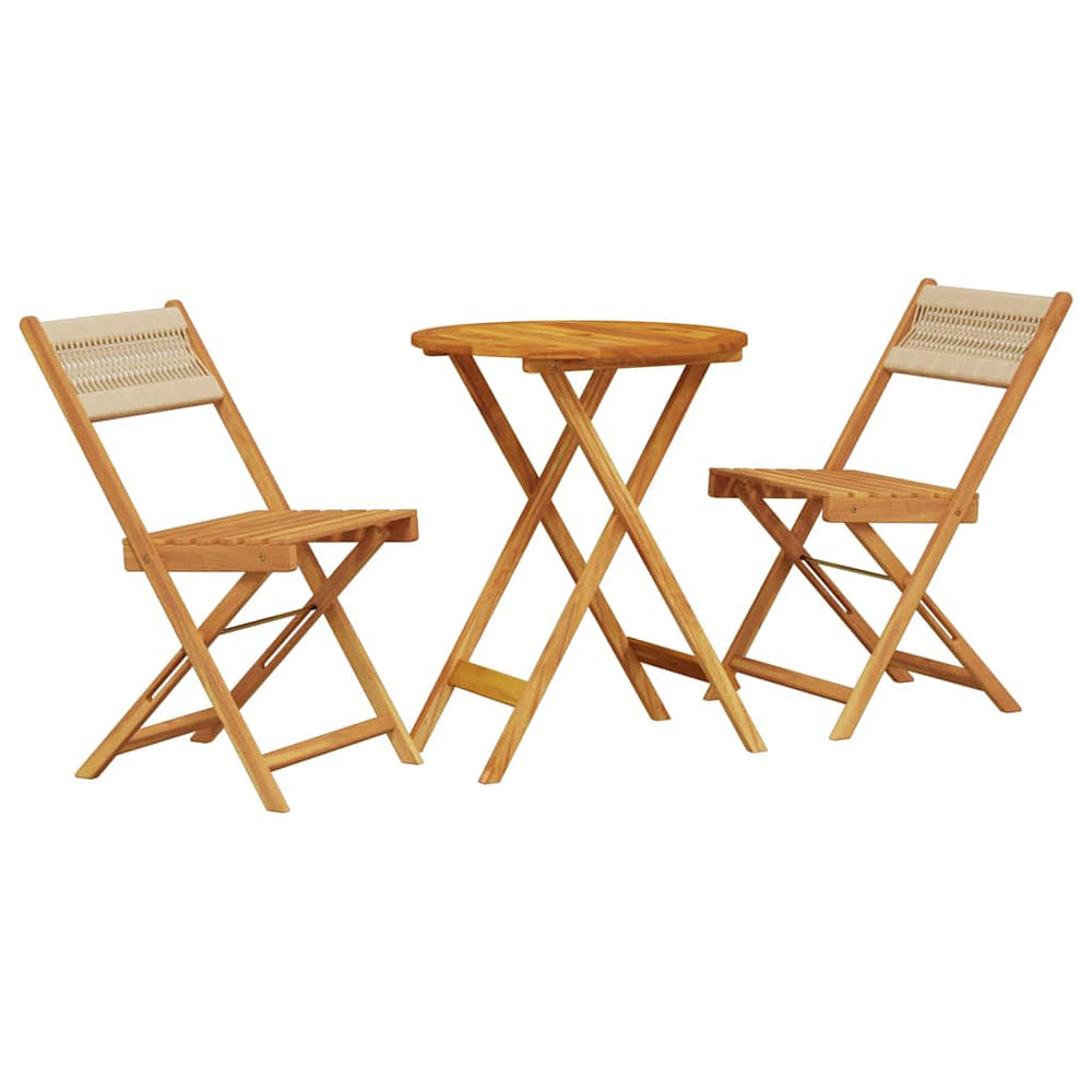 3-teiliges Bistro-Set Beige