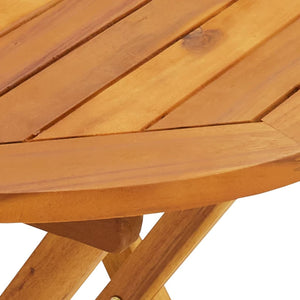 3-tlg. Bistro-Set mit Blattmuster