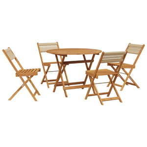 5-tlg. Garten Essgruppe Beige