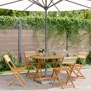 5-tlg. Garten Essgruppe Beige