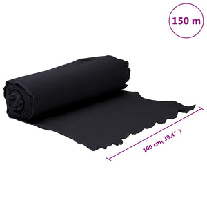 Geotextil-Vlies Schwarz 1x150m