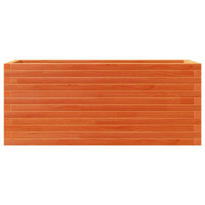 Pflanzkübel Wachsbraun 110x40x46cm Kiefer Massivholz