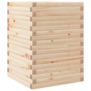 Massiver Pflanzkübel aus Kiefernholz 50x50x68,5 cm