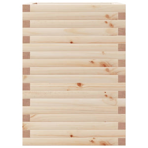 Massiver Pflanzkübel aus Kiefernholz 50x50x68,5 cm