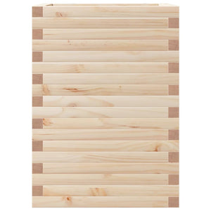 Massiver Pflanzkübel aus Kiefernholz 50x50x68,5 cm
