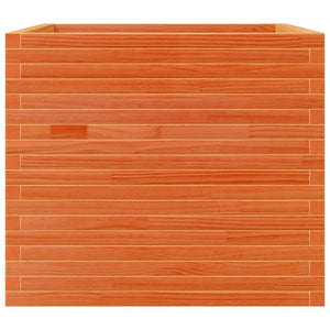 Pflanzkübel Wachsbraun Kiefer 80x80 cm