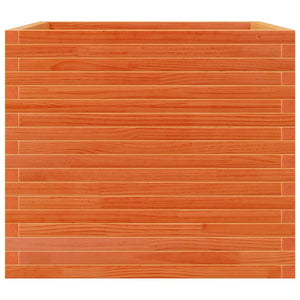 Pflanzkübel Wachsbraun Kiefer 80x80 cm