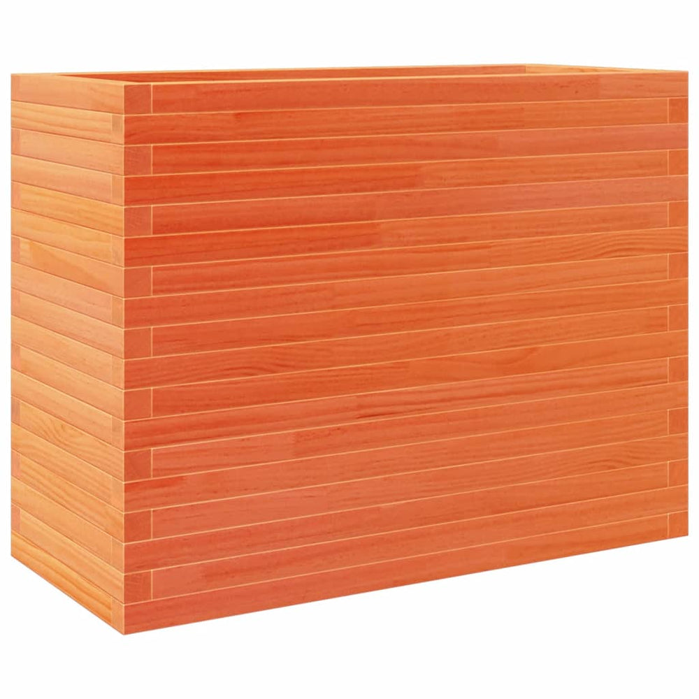 Pflanzkübel Wachsbraun Kiefer 90x40x68,5 cm