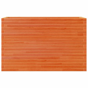 Pflanzkübel Wachsbraun, 110cm, Kiefer Massivholz