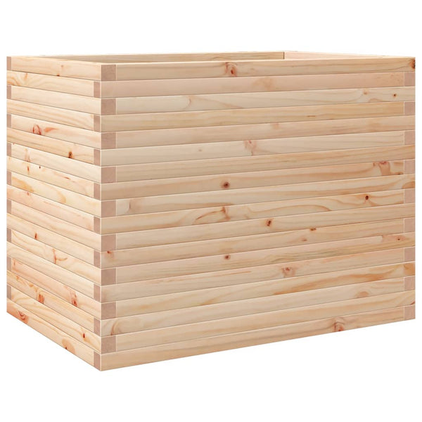Massiver Kiefer Pflanzkübel, 90x60x68,5 cm