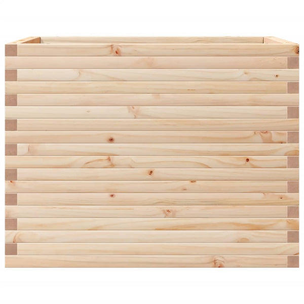 Massiver Kiefer Pflanzkübel, 90x60x68,5 cm