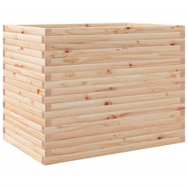Massiver Kiefer Pflanzkübel, 90x60x68,5 cm