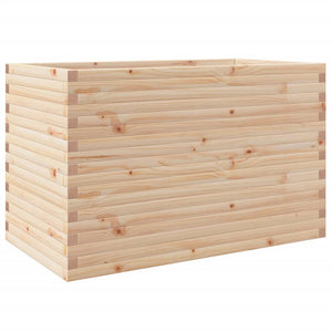 Massiver Pflanzkübel aus Kiefernholz, 110 cm