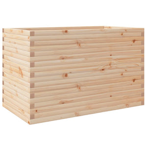 Massiver Pflanzkübel aus Kiefernholz, 110 cm