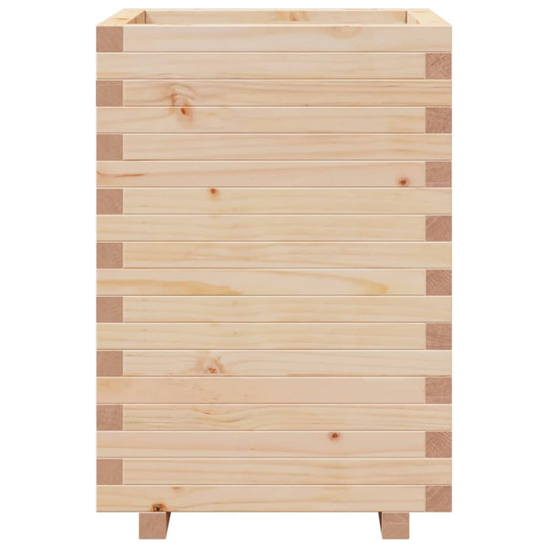Massiver Kiefer Pflanzkübel 50x50x72,5 cm