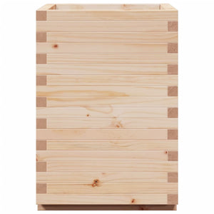 Massiver Kiefer Pflanzkübel 50x50x72,5 cm