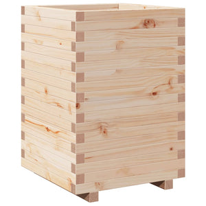 Massiver Kiefer Pflanzkübel 50x50x72,5 cm