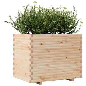 Massiver Kiefer Pflanzkübel 90x60x72,5 cm