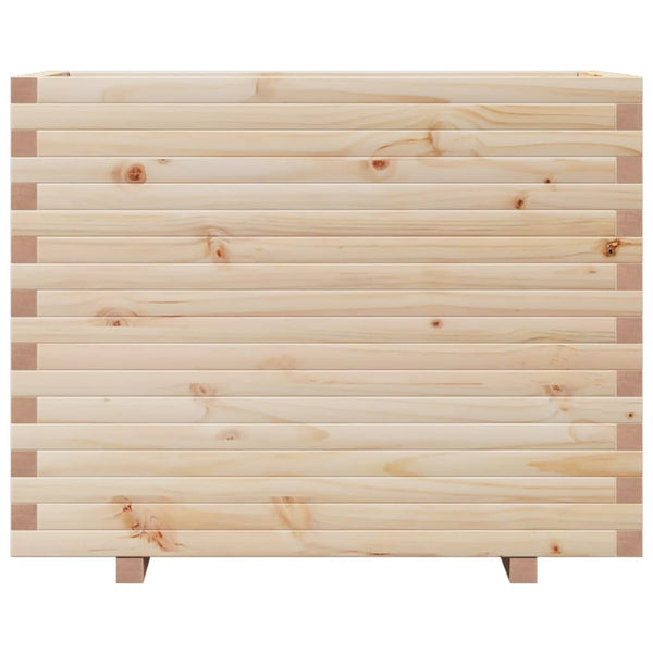 Massiver Kiefer Pflanzkübel 90x60x72,5 cm