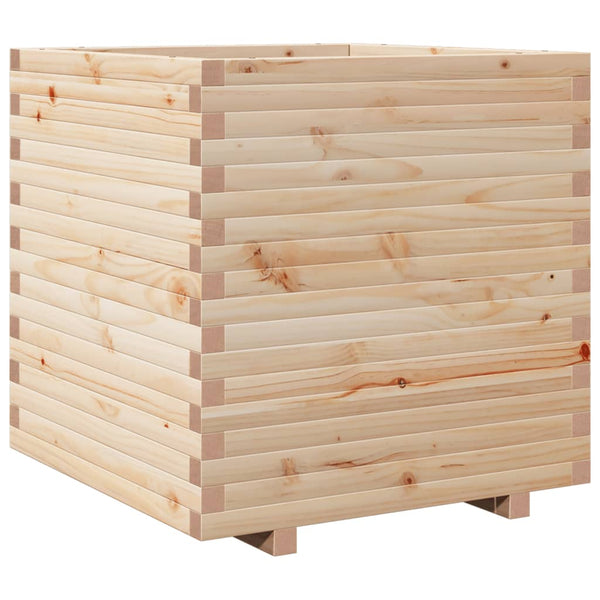 Massiver Pflanzkübel aus Kiefernholz, 70cm
