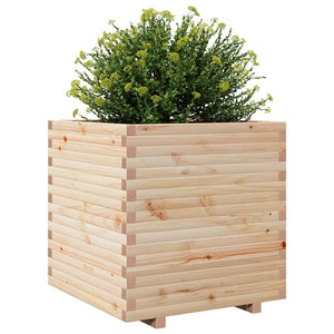 Massiver Pflanzkübel aus Kiefernholz, 70cm