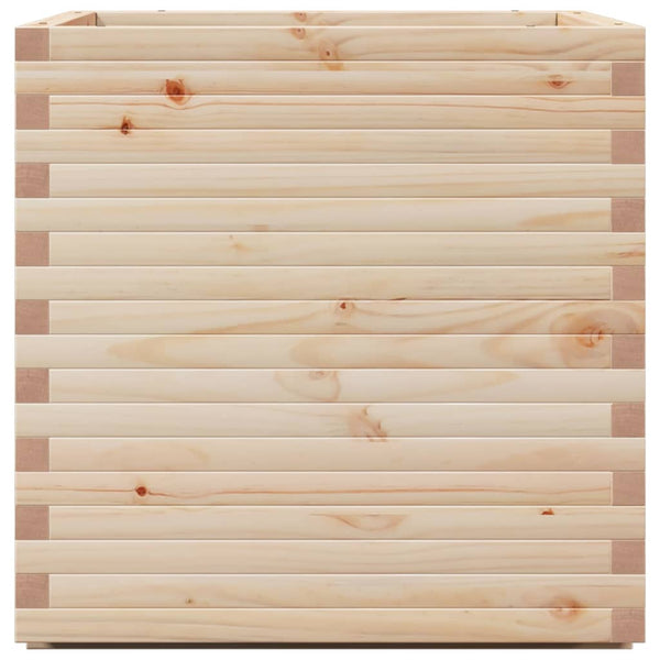 Massiver Pflanzkübel aus Kiefernholz, 70cm
