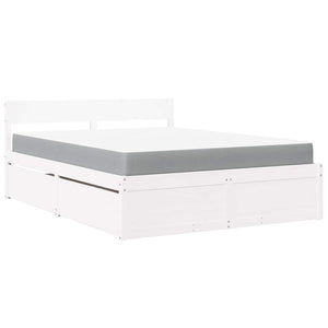 Bett 140x200 mit Schubladen & Matratze