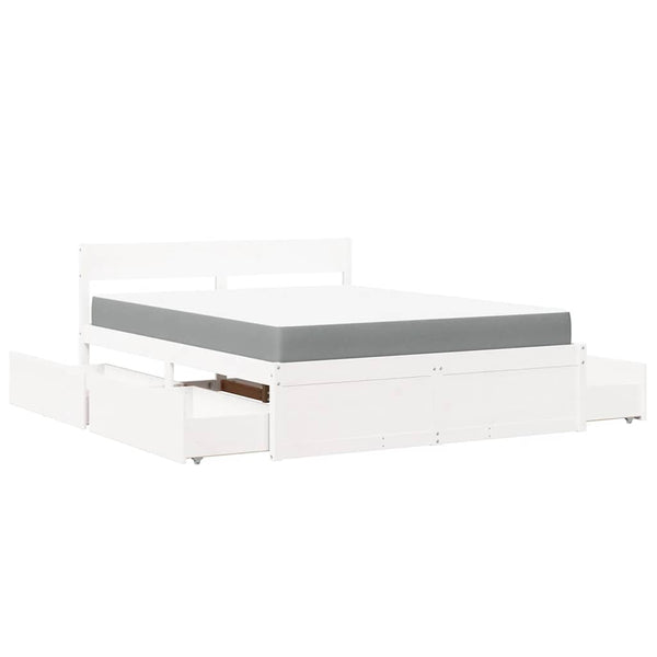 Bett 140x200 mit Schubladen & Matratze