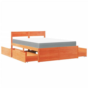 Bett mit Schubladen & Matratze 120x200 cm