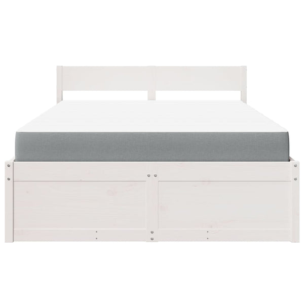 Bett mit Schubladen und Matratze 140x190 cm