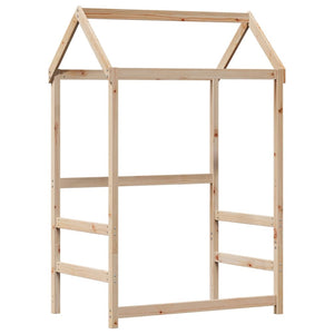 Massivholzbett Kiefer mit Dach 75x190 cm