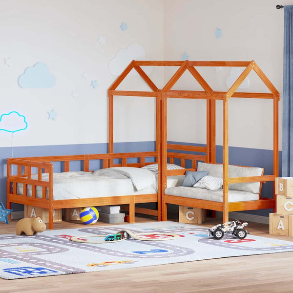 Tagesbett Set 80x200 cm Kiefer Massivholz