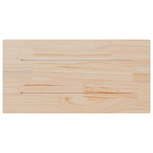 vidaXL Plateaux de table 4 pcs 90x45x1,7 cm Rectangulaires Bois de pin massif