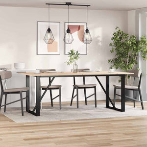 Massivholz Tischplatten Kiefer 100x50 cm, 4er Set