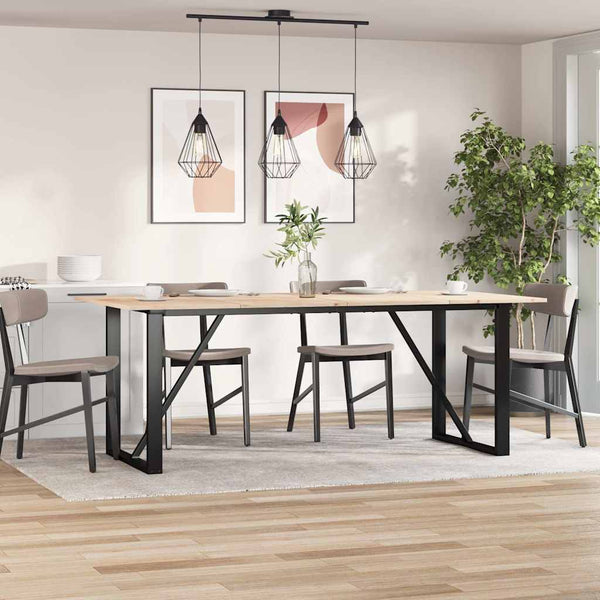 Massivholz Tischplatten Kiefer 100x50 cm, 4er Set