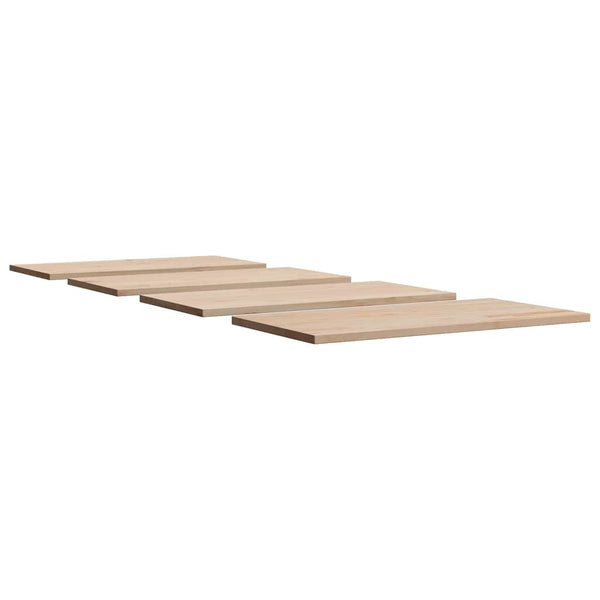 Massivholz Tischplatten Kiefer 100x50 cm, 4er Set