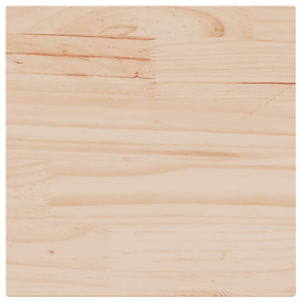 vidaXL Plateau de table 40x40x2,5 cm Carré Bois de pin massif