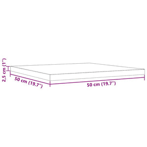 Massivholz Tischplatte Kiefer 50x50 cm