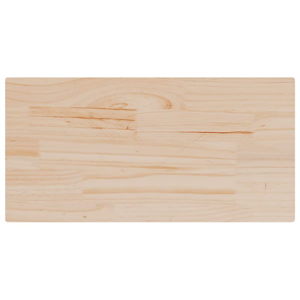Massivholz Tischplatten Kiefer 60x30 cm, 2er Set