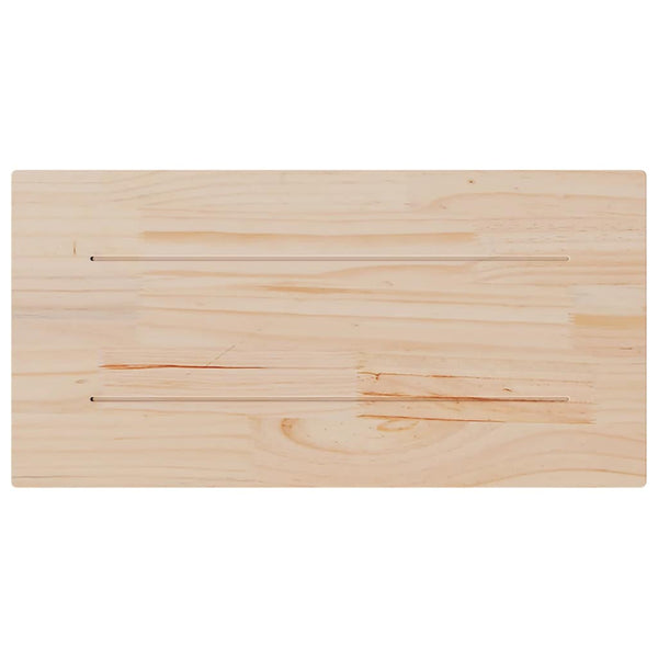 Massivholz Tischplatten Kiefer 60x30 cm, 2er Set