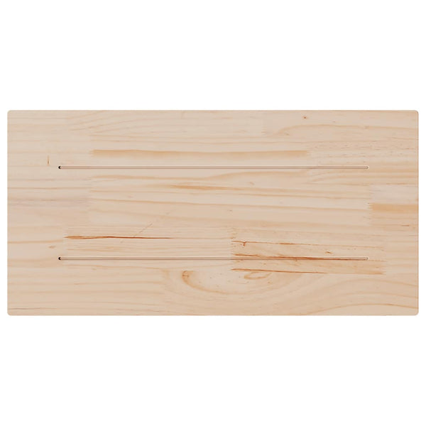 vidaXL Dessus de table 2 pcs 70x35x2,5 cm Rectangulaire Bois de pin massif